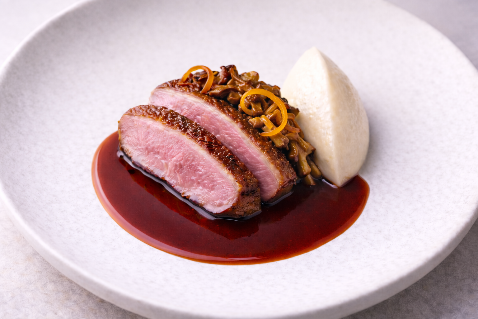 Eendenborst geroosterd met vijfkruiden